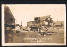 Foto-AK Grub, Sturmkatastrophe 5. Januar 1919  - Other & Unclassified