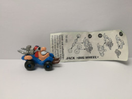 Kinder :  700665   Dragster Racing 1996 - Jack Big Wheel + BPZ - Metalen Beeldjes