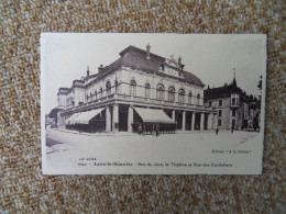 KB12/1212-Lons Le Saunier Rue Du Jura Théâtre Rue Des Cordeliers - Lons Le Saunier