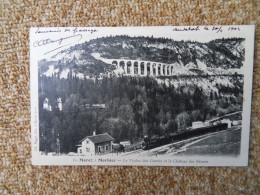 KB12/1216-De Morez à Morbier Viaduc Des Crottes 1904 Passage De Train - Other & Unclassified