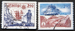 Sweden 1993  350th Anniversary Of Hydrography   MiNr. 1797-98  O)  ( Lot  L 1404 ) - Usati