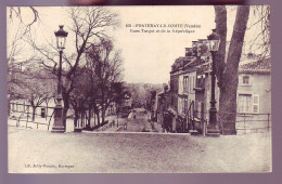 85 - FONTENAY-le- COMTE - RUE TURGOT Et RUE De La REPUBLIQUE - ANIMÉE - - Fontenay Le Comte