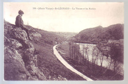 87 - SAINT-LEONARD - La VIENNE Et Les ROCHES - ANIMÉE - - Saint Leonard De Noblat