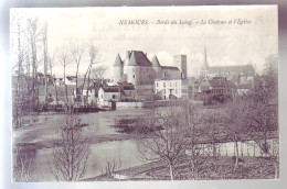 77 - NEMOURS - Le CHÂTEAU Et L'ÉGLISE Sur Les BORDS Du LOING - - Nemours