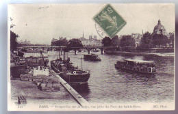 75 - PARIS - VUE Du PONT Des SAINTS-PERES - PÉNICHES -  - Die Seine Und Ihre Ufer