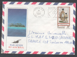 Polynésie Française N° 218 Seul Sur Lettre - Oblitération Papeete RP. - Ile Tahiti - Folklore Tahitien - Covers & Documents