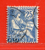 REF103 > ALEXANDRIE < N° 27 > Oblitéré Dos Visible - Used Ø - Used Stamps