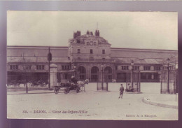 21 - DIJON -  GARE DE DIJON VILLE - ATTELAGE -  - Dijon