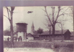 18 - CAMP D'AVORD - AVIATION - PLACE Du CHATEAU D'EAU - ANIMEE - - Andere & Zonder Classificatie