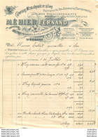 FACTURE 1902 MEHIER FERNAND COMPTOIR METALLURGIQUE DE LA LOIRE A SAINT ETIENNE - 1900 – 1949