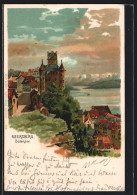 Künstler-AK Meersburg, Panorama  - Meersburg