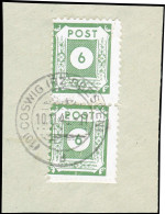SBZ - Ostsachsen, 1945, 43 BI/DI (2), Briefstück - Altri & Non Classificati