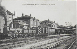 55 - VERDUN - TRAIN EN GARE -  EDIT MARTIN-COLARDELLE - Verdun