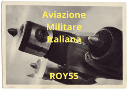 Aerei Aviazione Militare Italiana Aereo Savoia Marchetti Trimotore Da Bombardamento In Volo Timbro  P.m.3200 (v.retro) - 1939-1945: 2ème Guerre