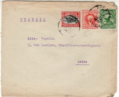 BOLIVIA 1932 LETTER SENT FROM SUCRE TO SEINE / PART OF COVER / - Bolivië