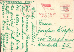 604628 | Postkarte, 1972, Mit Freistempel Der Neptun Reederei | Köln (W 5000) - Covers & Documents