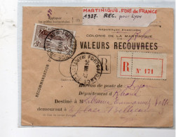 LETTRE DE MARTINIQUE - Covers & Documents