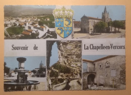 26 - CHAPELLE EN VERCORS - CPSM  108 - Multivues + Blason - Ed CIM * Flamme - Other & Unclassified