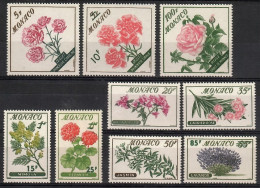 Monaco 1959 Mi 609-617 MNH  (ZE1 MNC609-617) - Rozen