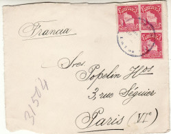 BOLIVIA 1930 LETTER SENT FROM LA PAZ TO PARIS / PART OF COVER / - Bolivië