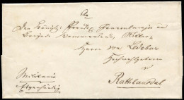 Feldpost Vor I. WK, 1850, Brief - Other & Unclassified
