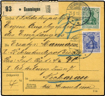 Feldpost I. WK, 1915, 85 II, 87 II, Brief - Other & Unclassified