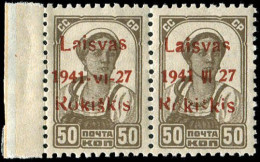 Deutsche Besetz.II.WK Litauen Rokiskis, 1941, 6 B I/XII, Postfrisch - Occupation 1938-45