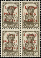 Deutsche Besetz.II.WK Litauen Rokiskis, 1941, 6 B IIb/IIb/IIIc/ ... - Occupazione 1938 – 45