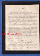 Document De 1909 - DOURDEL Par Saint Genest Lerpt ( Loire ) - Monsieur Marie Vital Régis Joseph LEGIER De LAGARDE - Overlijden