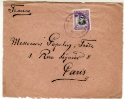 BOLIVIA 1912 LETTER SENT FROM TUPIZA TO PARIS / PART OF COVER / - Bolivië