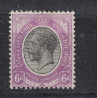 South Africa 1913 Definitives - 6d  MH (f-39) - Neufs