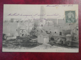 DS11  TUNISIE CARTE  + 1906 PETIT BUREAU MONASTIR  A PARIS   FRANCE + AFF. INTERESSANT+++++ - 1921-1960: Modern Period