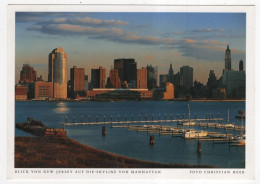 AK 221405 USA - Blick Von New Jersey Auf Die Skyline Von Manhattan - Manhattan