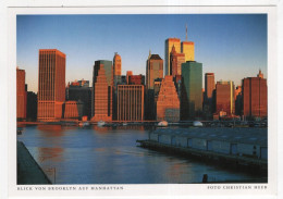 AK 221408 USA - Blick Von Brooklyn Auf Manhattan - Manhattan