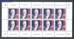 Germany, Federal Republic 1995 Mi Sheet 1824 MNH  (XZE5 GRMark1824) - Ecrivains