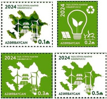 Azerbaijan 2024 . Year Of Solidarity For A Green World. 4v. - Azerbaïjan