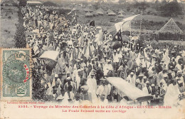 Guinée Conakry - Voyage Du Ministre Des Colonies - KINDIA - La Foule Faisant Suite Au Cortège - Ed. Fortier 2554 - Frans Guinee