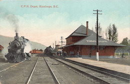 Canada - KAMLOOPS (BC) Canadian Pacific Railway Depot - Railroad Station - Kamloops