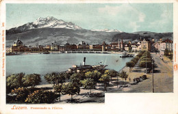 LUZERN - Promenade U. Pilatus - Verlag Wehrli 1581 - Luzern