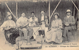 Algérie - Chanteuses - Femmes Fumant La Narguilé - Groupe De Musiciens - Ed. N. Boumendil 22 - Women