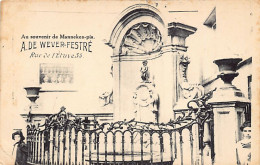 Belgique - BRUXELLES - Au Souvenir De Manneken-Pis - A. De Wever-Festré, Rue De L'Etuve 55 - Ed. D.W.F. - Altri & Non Classificati