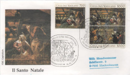 VATICANO - 1994 - Natale - FDC Capitolium - Viaggiata - FDC