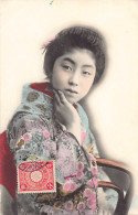 Japan - Geisha With Multicolor Kimono - Andere & Zonder Classificatie