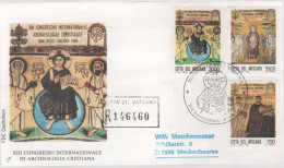 VATICANO - 1994 - 13º Congresso Internazionale Di Archeologia Cristiana - FDC Capitolium - Viaggiata - FDC