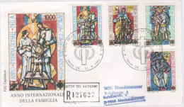 VATICANO - 1994 - Anno Internazionale Della Famiglia - FDC Capitolium - Viaggiata - FDC