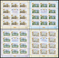 Russia. 2023. Buildings Of Diplomatic Missions Of The Russian Foreign Ministry (MNH OG **) Set Of  M/S - Ongebruikt