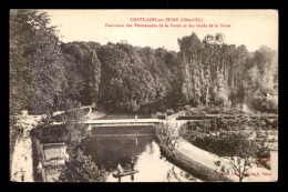 21 - CHATILLON-SUR-SEINE - LES PROMENADES DE LA DOUIX EN BORD DE SEINE - Chatillon Sur Seine