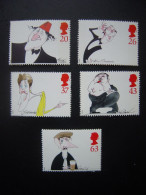 United Kingdom – Comedians 1998 – 5 Mint MNH Stamps - Nuovi