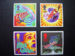 United Kingdom – Science Fiction, Novels By H.G. Wells 1995 – 4 Mint MNH Stamps - Nuovi