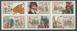 Germany, Democratic Republic (DDR) 1982 Mi 2716-2721 MNH  (ZE5 DDRsech2716-2721) - Horses